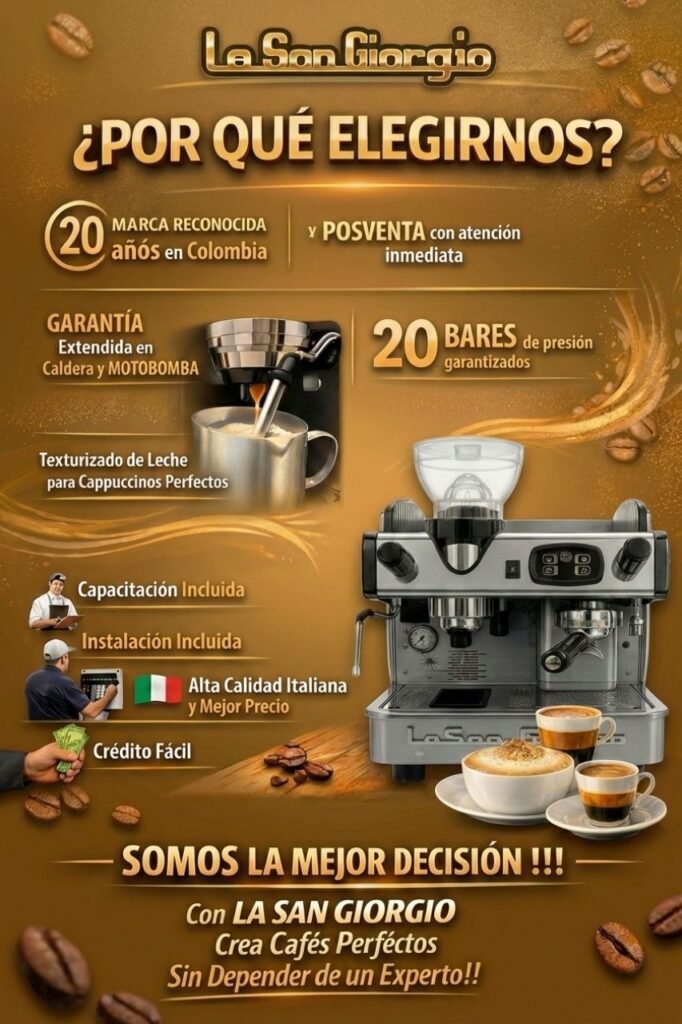 POR QUE ELEGIRNOS LA SAN GIORGIO_ MAQUINAS ESPRESSO