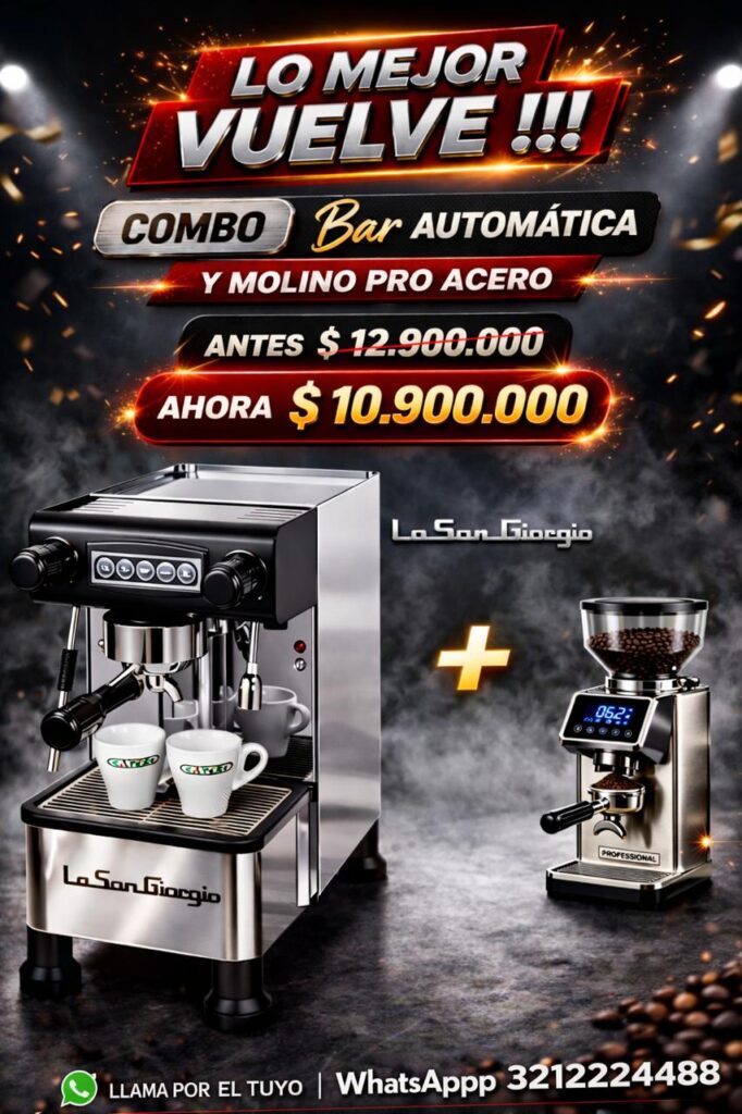 Promoción cafeteras espresso marzo 2026